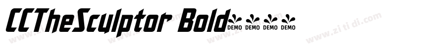 CCTheSculptor Bold字体转换